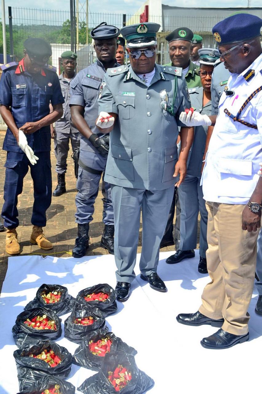Customs uncovers 975 ammunition rounds inside bags of rice in Ogun