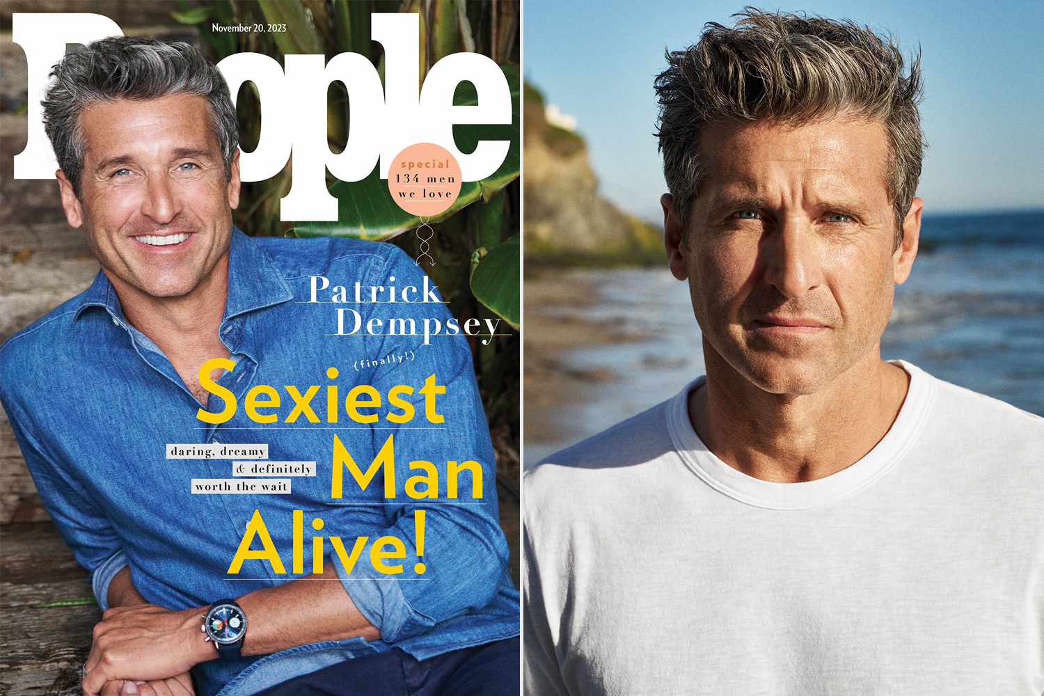 Patrick Dempsey named People magazine's 2023 Sexiest Man Alive