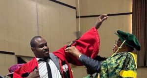 Vincent Enyeama BAGS honorary doctorate degree Vincent Enyeama BAGS honorary doctorate degree