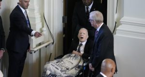 Frail Jimmy Carter joins ex-presidents, former first ladies and thousands of Americans to bid Rosalynn Carter farewell Americans bid Rosalynn Carter farewell