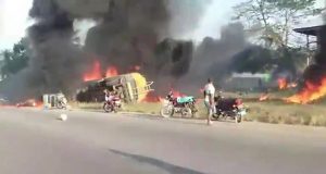 40 feared dead as tanker explodes in Liberia 40 dead as tanker explodes in Liberia