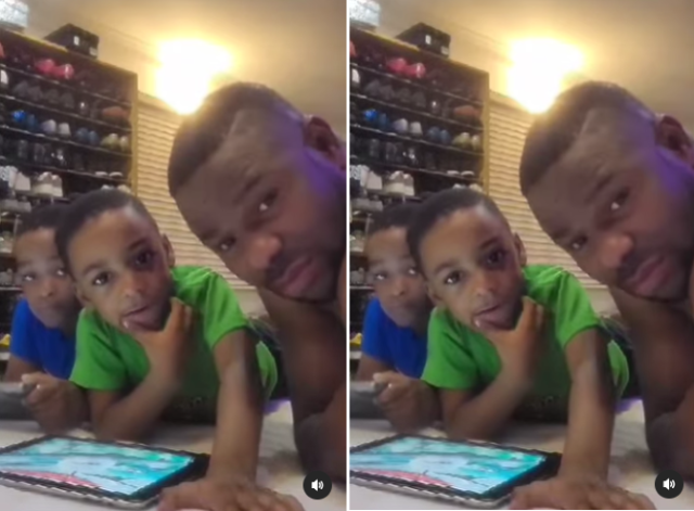 Video: Emotional moment Yinka Ayefele’s son asked him why he can't stand