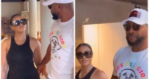 BOLDAMEE: Bolanle Ninolowo shows off his lover, Damilola Adegbite BOLDAMEE: Bolanle Ninolowo shows off his lover, Damilola Adegbite