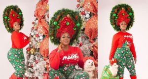 Nigerian celebrities and their adorable Christmas photos Celebrities and their adorable Christmas photos