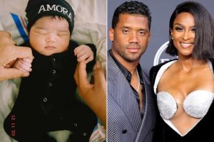 Ciara WELCOMES third baby with husband