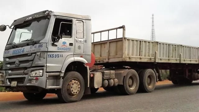 Dangote Truck driver slumps, dies in hospital