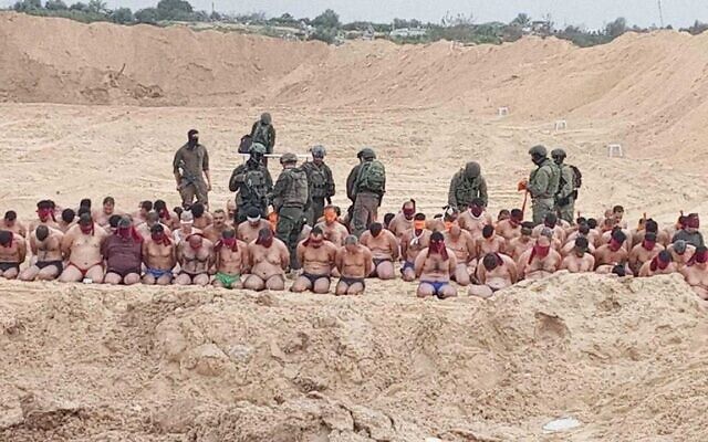 Dozens of Hamas terrorists surrender to Israeli soldiers Dozens of Hamas terrorists surrender