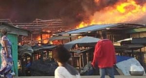 Fire guts 30 shops in Anambra market Fire guts 30 shops in Anambra market