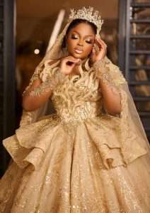 Funke Akindele steps out in style for her movie premiere