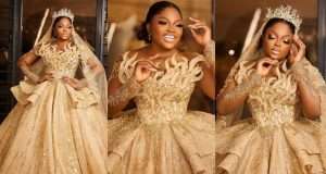 A bride! Funke Akindele’s outfit to her movie premiere Funke Akindele steps out in style for her movie premiere