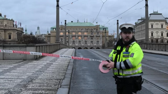 Gunman kills at least 14 people in Prague university shooting