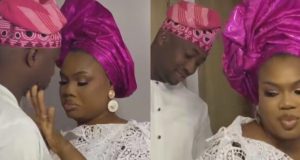Loved-up video of Debbie Shokoya and her husband Loved-up video of Debbie Shokoya and her husband