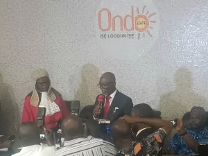 Lucky Aiyedatiwa sworn in as Ondo governor