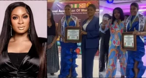May Edochie HONOURED with a Peace award May Edochie HONOURED with a Peace award
