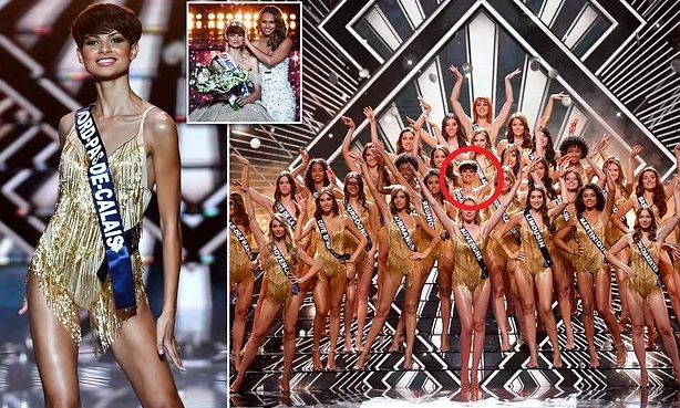 Miss France beauty pageant in bizarre row after crowning contestant with pixie cut hairstyle as winner Miss France beauty pageant in bizarre row after crowning contestant with pixie cut hairstyle as winner