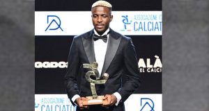 Osimhen bags AIC Footballer of the Year award Osimhen bags AIC Footballer of the Year award