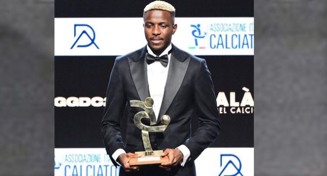 Osimhen bags AIC Footballer of the Year award