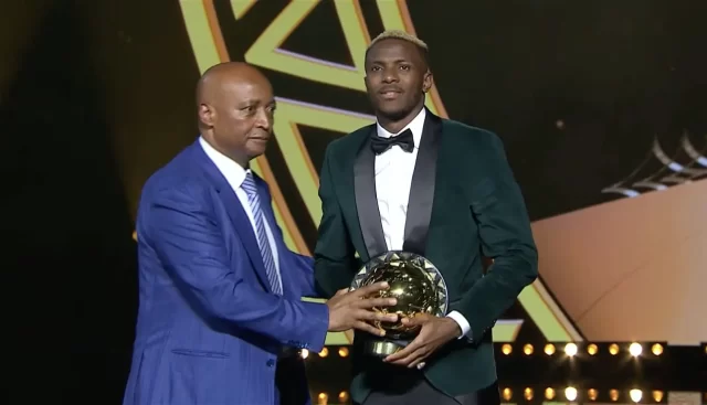 Osimhen makes history, CROWNED African player of the year Osimhen CROWNED African player of the year