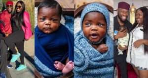Stan Nze and Jessica Obassi SHOWS son’s face for the first time Stan Nze and Jessica Obassi SHOWS son’s face for the first time
