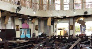 Explosion rocks Catholic mass Explosion rocks Catholic mass
