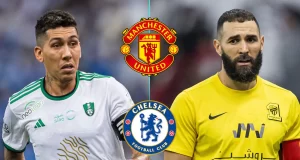 Chelsea are ‘considering the possibility’ of signing Karim Benzema or Roberto Firmino Chelsea are 'considering the possibility' of signing Karim Benzema or Roberto Firmino on loan in January to address lack of goals