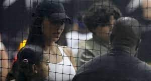 Kanye West and Kim Kardashian caught in tense stand-off in front of daughter Chicago Kanye West and Kim Kardashian caught in tense stand-off in front of daughter Chicago