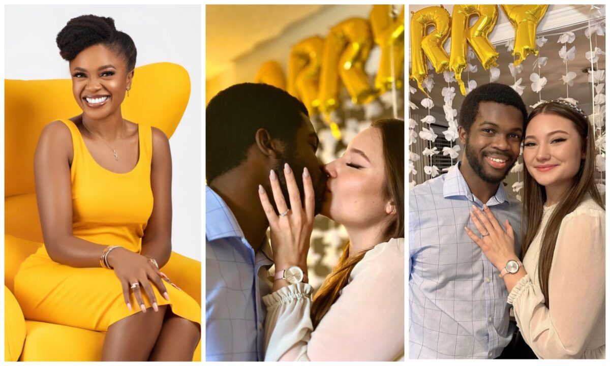 Actress Omoni Oboli’s son, Tobe, gets ENGAGED