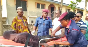 NSCDC rescues woman who jumped into Osun river NSCDC rescues woman who jumped into Osun river