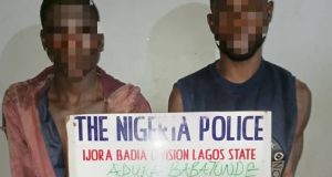 Police arrest two notorious Lagos traffic ‘robbers’ Police arrest two notorious Lagos traffic ‘robbers’