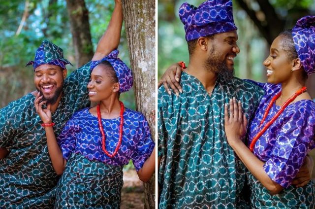 Pre-wedding photos of actor Kunle Remi & wife