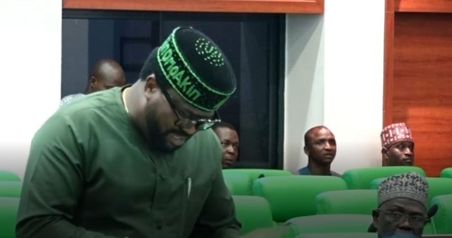 Rotimiladunliadisnews.com_ Lawmaker breaks down in tears on floor of parliament while discussing insecurity in Ekiti