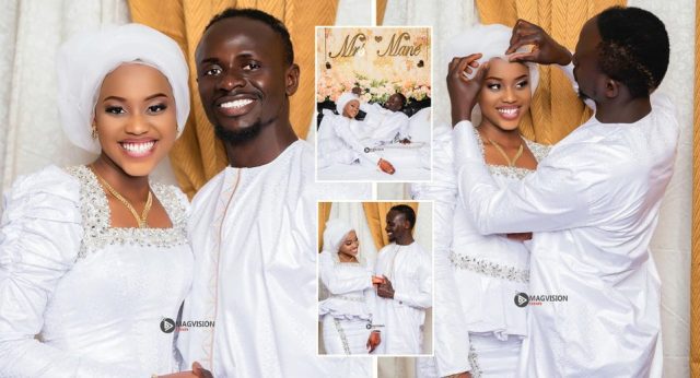 Sadio Mane marries longtime partner, Aisha Tamba