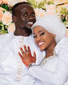 Sadio Mane marries longtime partner, Aisha Tamba

