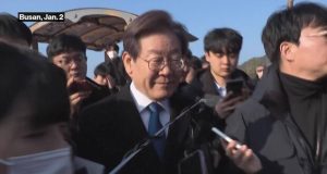 South Korea’s opposition leader Lee Jae-myung stabbed in the neck South Korea's opposition leader Lee Jae-myung stabbed