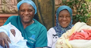 Ugandan woman who welcomed twins at 70 shares first photos of babies Ugandan woman who welcomed twins at 70 shares first photos of babies