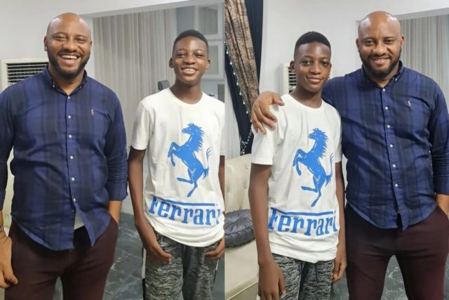 Yul Edochie celebrates son's first post-humous birthday