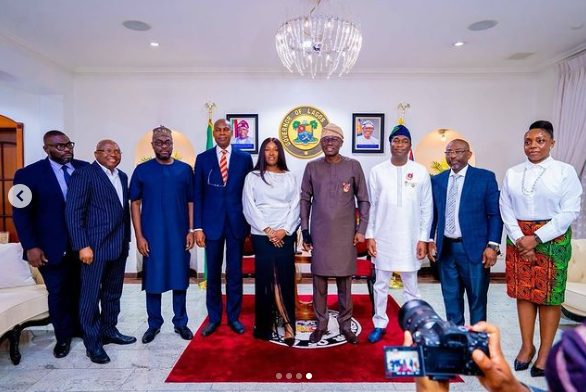 Otedola sends daughter, Tolani to present N1bn DONATION to Sanwo-Olu