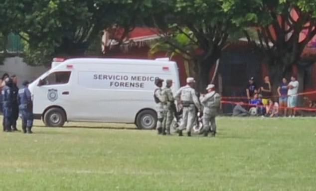 Footballer is shot dead DURING match in Mexico 2 Footballer is shot dead DURING match in Mexico
