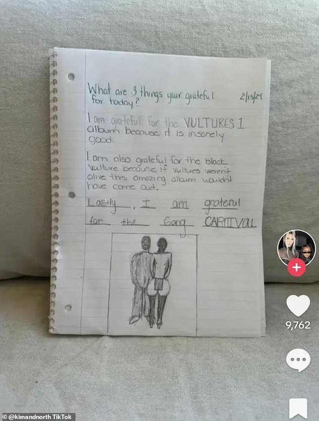 North West shares drawing of scantily clad stepmom