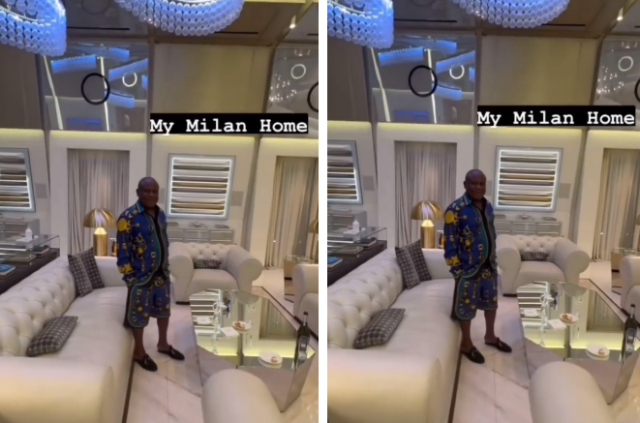 Billionaire Terry Waya shows off his mansion in Milan