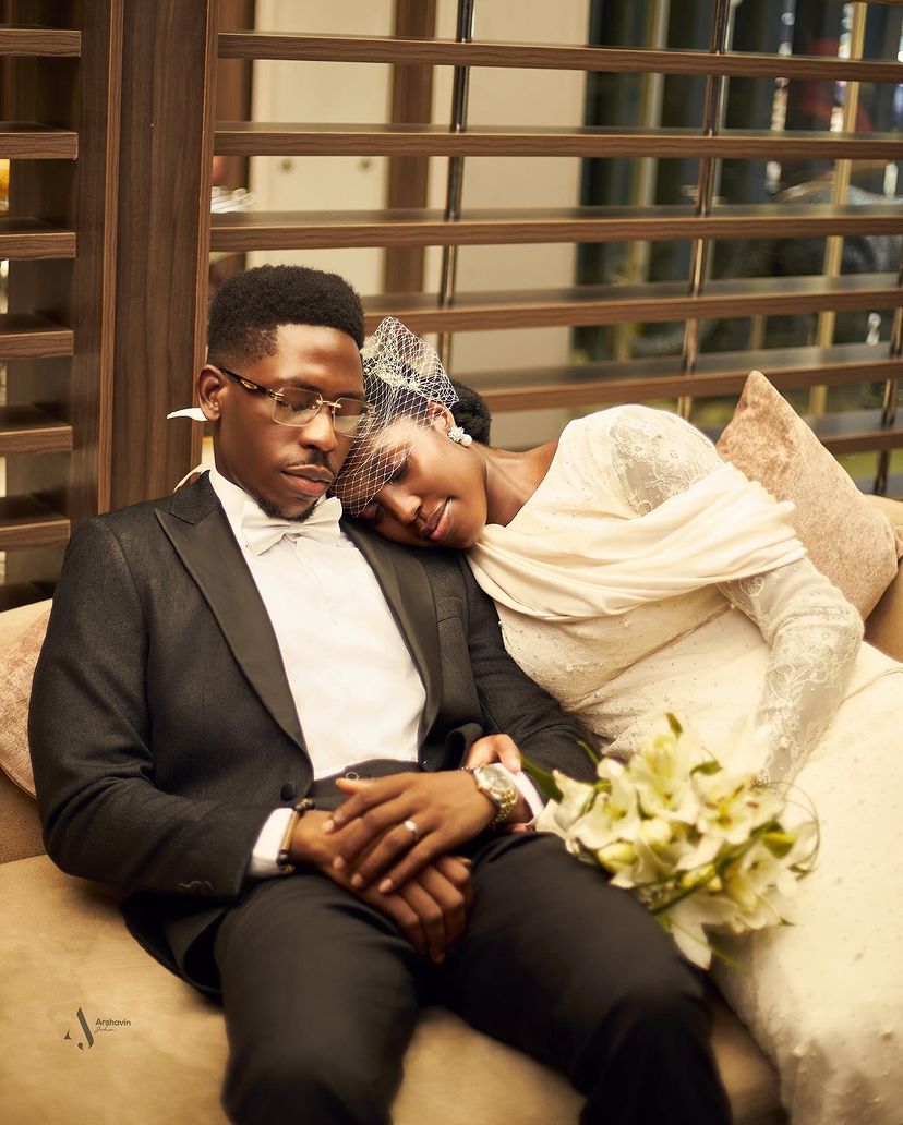 Photos from Moses Bliss's civil wedding 