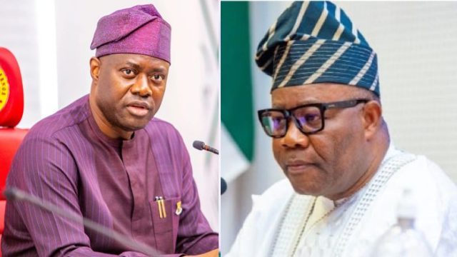 Food crisis: FG didn’t give states N30bn each, Makinde replies Akpabio