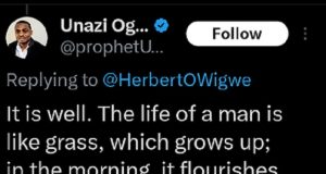 For your thoughts! Herbert Wigwe