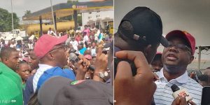 Governor Makinde joins NLC protest in Oyo