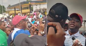 Governor Makinde joins NLC protest in Oyo Governor Makinde joins NLC protest in Oyo