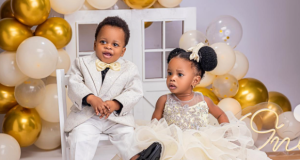 Adorable photos of Niyi Johnson and Seyi Edun’ TWINS Adorable photos of Niyi Johnson and Seyi Edun’ TWINS