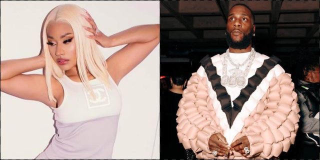 Nicki Minaj shares snippet of song with Burna Boy Nicki Minaj shares snippet of song with Burna Boy