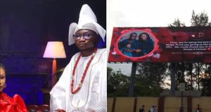 Pamilerin Adegoke’s wife, celebrates him on Val’s day using a BILLBOARD Pamilerin Adegoke's wife, celebrates him on Val's day using a BILBOARD