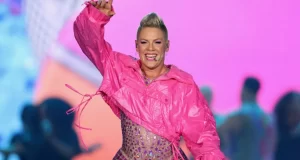 Pink stops show after pregnant fan goes into LABOR Pink stops show after pregnant fan goes into LABOR