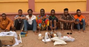 Police arrest 7 suspected rituals with human parts